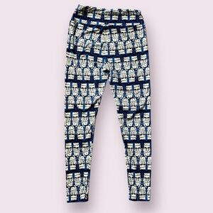 LuLaRoe Blue Frankenstein Leggings